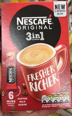 Nescafe original 3 in 1