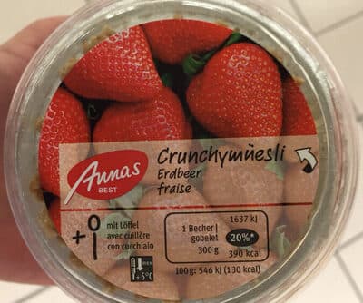Annas Best Crunchymüesli Strawberry