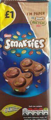 Smarties Milk Chocolate Bar