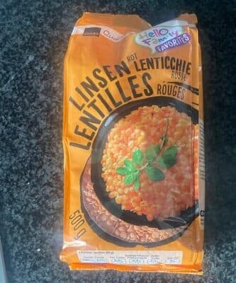 Lentilles rouges