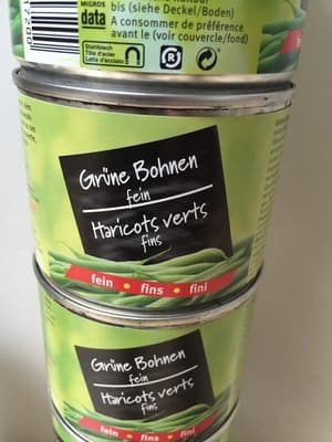 Grüne Bohnen Fein