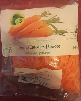 Organic Migros Grated Carrots