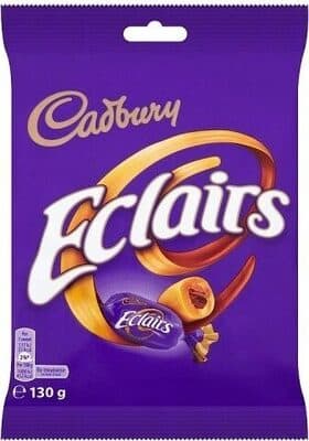 Cadbury Eclairs Sugar Confectionery