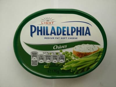 Philadelphia Cream Cheese Soft Chives Light