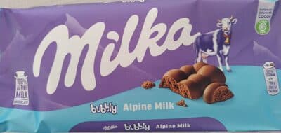 Bubbly Alpine milk