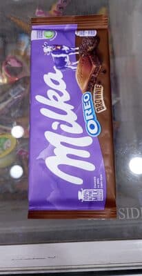 Milka oreo brownie