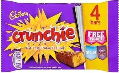 Cadbury Crunchie Chocolate Bar