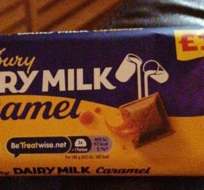 Cadbury Dairy Milk Chocolate Bar Caramel