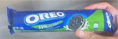 Oreo Less Sugar Vanilla Cream Chocolate Sandwich Cookies