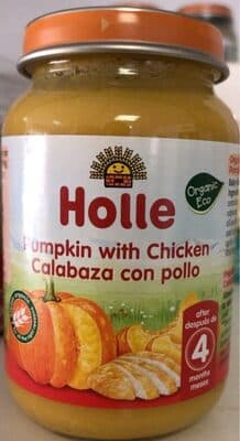 Calabaza con pollo
