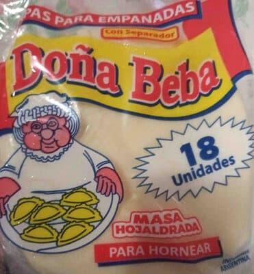 tapa para empanadas dona beba