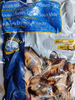 Frozen Cooked Mussels