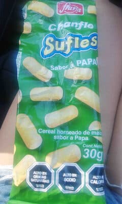 Chanfle sufles sabor a papa