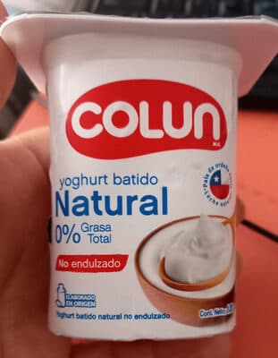 yogurt natural colun
