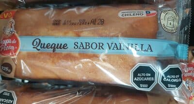 Queque sabor vainilla agua de piedra