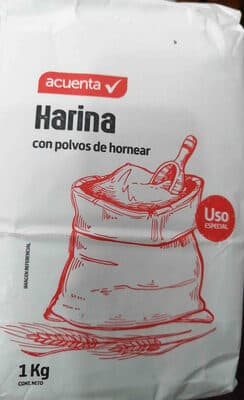 Harina con polvos de hornear