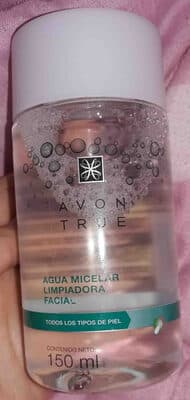 Agua micelar limpiadora facial