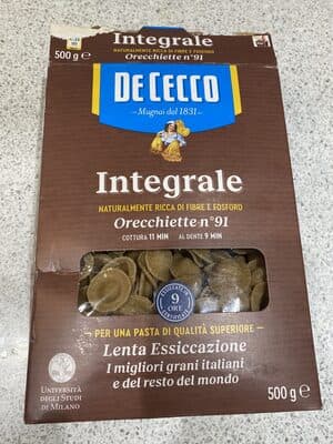 Whole Wheat Orecchiette
