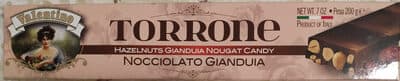 Torrone hazelnut gianduia nougat candy