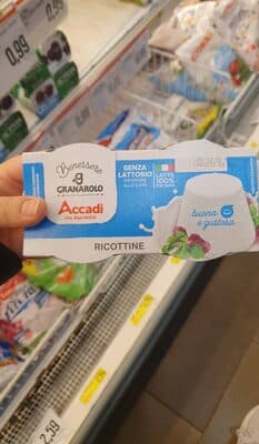 Ricottine Senza Lattosio