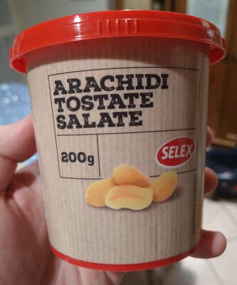 Arachidi tostate e salate