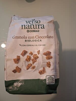 Granola con cioccolato