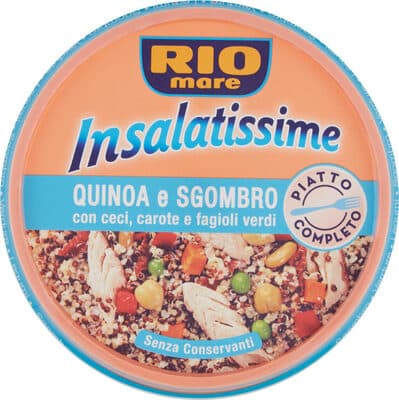 Insalatissime quinoa e sgombro con ceci