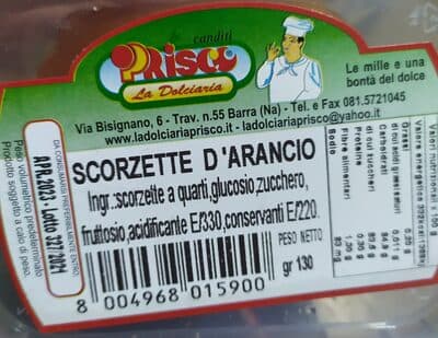 scorzette d'arancio
