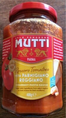 Rossoro Tomatoes with parmigiano reggiano pasta sauce