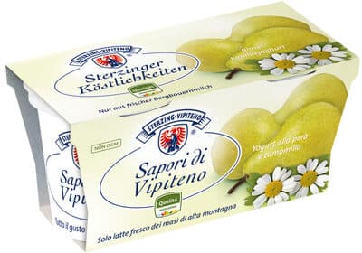 Whole Milk Yoghurt 'Sapori Di Vipiteno' - Pear And Camomile