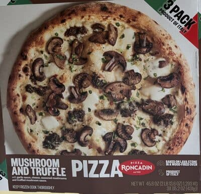 Mushroom and truffle pizza