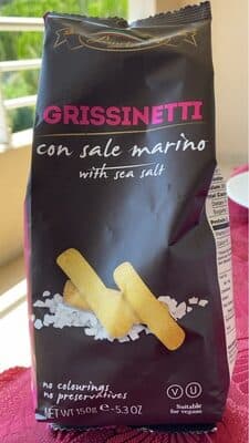 Grissinetti Con Sale Marino With Sea Salt