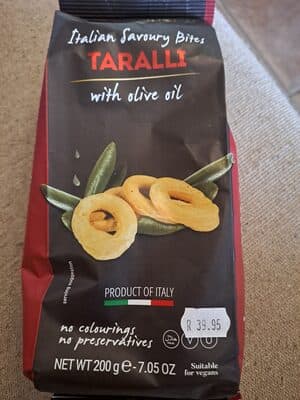 Taralli Savoury Rings With Olive Oil