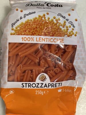 Strozzapreti alle lenticchie rosse