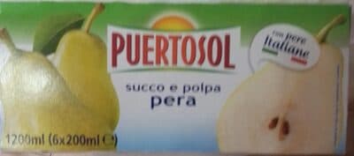 Succo e polpa pera