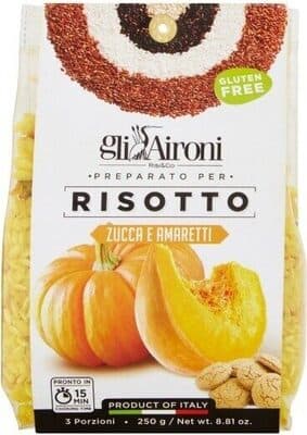 Risotto amretti and pumpkin