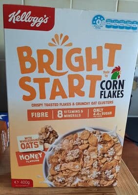 Kellogg Bright Start corn flakes