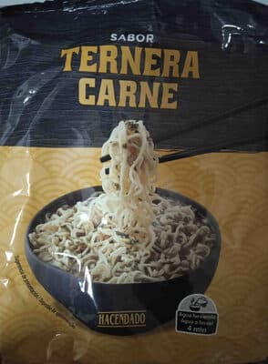 Fideos Orientales Sabor Ternera