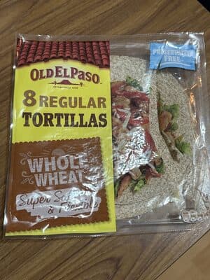 Old El Paso Regular Whole Wheat Tortillas