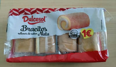 Bracito relleno de nata