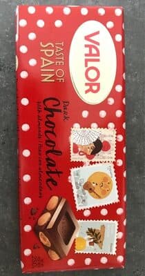 VALOR, DARK CHOCOLATE WITH ALMONDS