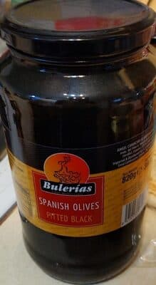 Spanish Olives Pitted Black