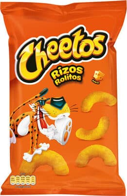 Snack rizos sabor a queso