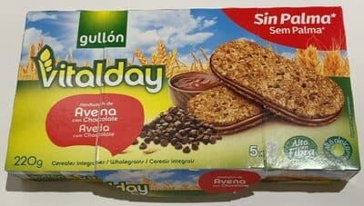 Gullon Vitalday Hazelnut Sandwich Biscuit