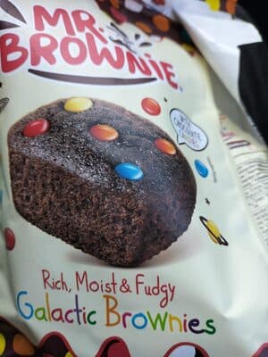 Galactic Brownies With Chocolate Candies
