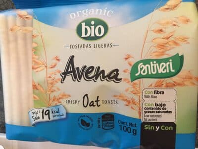 Tostadas ligeras avena