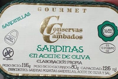 Sardinas en aceite de oliva