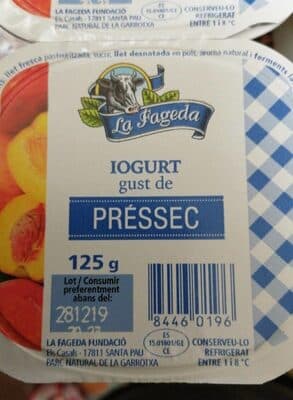 Iogurt gust de prssec