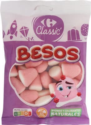 Caramelo de goma besos