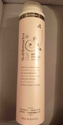 Gel activador de rizos, sublimador curl